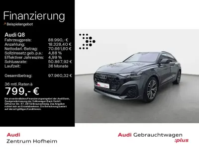 Brugt Audi Q8 S-Line 489 HK (359 kW) 2024 Grå SUV
