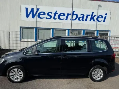 Gebraucht VW Sharan Comfortline 150 PS (110 kW) 2018 Schwarz Van / Kleinbus