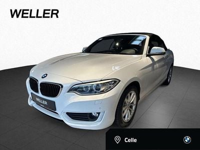 Usata BMW 218 Advantage 150 CV (110 kW) 2017 Bianco Cabrio