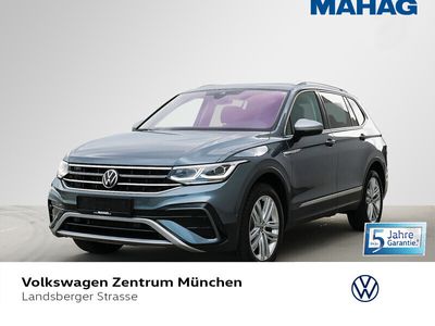 gebraucht VW Tiguan Allspace 2.0 TDI ELEGANCE 4Mot. 7Sitzer Navi IQ.Light Pano AHK Alu20Kapstadt DSG