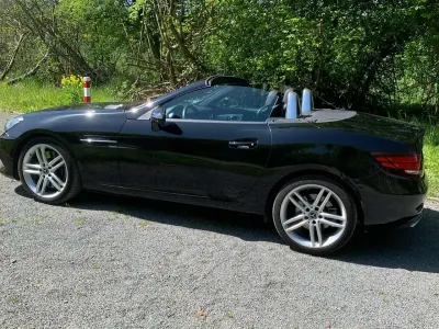 Brugt Mercedes SLC180 Edition 156 HK (114 kW) 2017 Sort Cabriolet