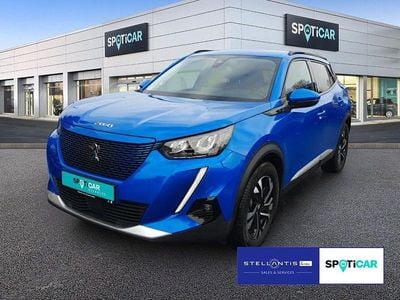 Blau Gebraucht 2021 Peugeot e-2008 Allure SUV | 14.930 € (Superpreis)