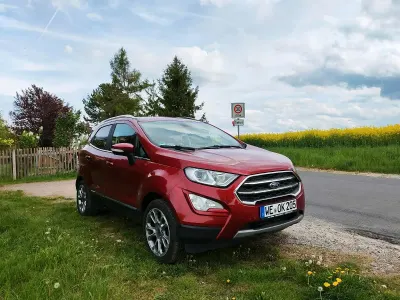 Gebraucht Ford Ecosport Titanium 125 PS (91 kW) 2019 Rot SUV