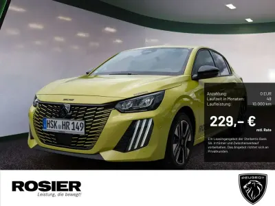 Gebraucht Peugeot 208 Allure 101 PS (74 kW) 2026 Gelb / agueda gelb Kleinwagen