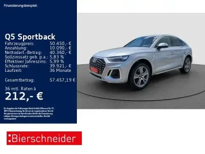 Gebraucht Audi Q5 Sportback S-Line 204 PS (150 kW) 2025 Silber SUV