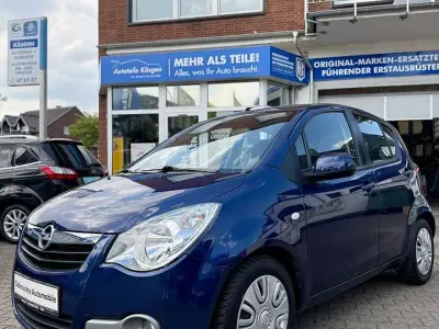 Gebraucht Opel Agila Edition 86 PS (63 kW) 2009 Atlantablau Kleinwagen