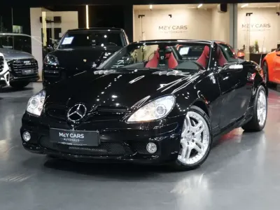 Gebraucht Mercedes SLK55 AMG AMG 360 PS (264 kW) 2005 Obsidianschwarz  metalliclack Cabrio