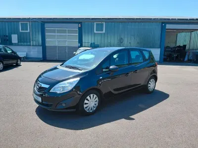 Gebraucht Opel Meriva Edition 101 PS (74 kW) 2010 Schwarz Van / Kleinbus