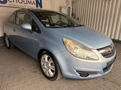 Gebraucht Opel Corsa Edition 80 PS (58 kW) 2009 Blau Kleinwagen