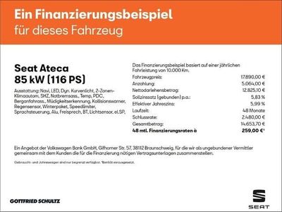 Gebraucht Seat Ateca Style 116 PS (85 kW) 2019 Weiss SUV