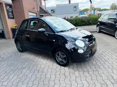 Gebraucht Fiat 500 69 PS (50 kW) 2010 Schwarz Kleinwagen