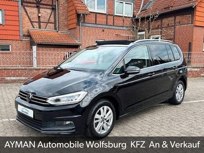 Second-hand VW Touran Highline 150 CP (110 kW) 2021 Negru Monovolum