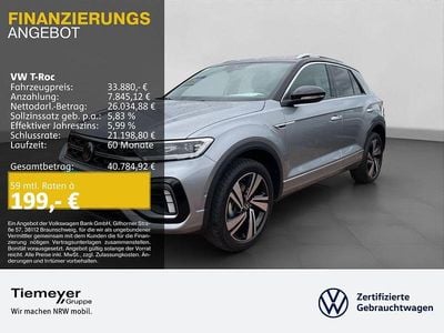 Neu VW T-Roc R-line 150 PS (110 kW) 2025 Silber SUV