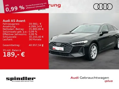 Gebraucht Audi A5 Sport 204 PS (150 kW) 2024 Mythosschwarz metallic Kombi