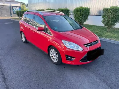 Gebraucht Ford Grand C-Max Titanium 116 PS (85 kW) 2012 Rot Van / Kleinbus
