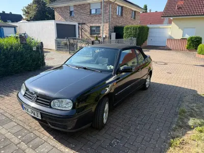 Gebraucht VW Golf Cabriolet Comfortline 101 PS (74 kW) 1998 Schwarz Cabrio