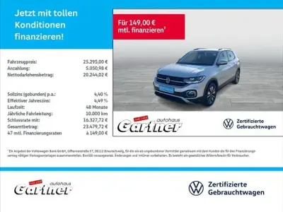 Używany VW T-Cross Move 110 KM (80 kW) 2023 Srebrny SUV