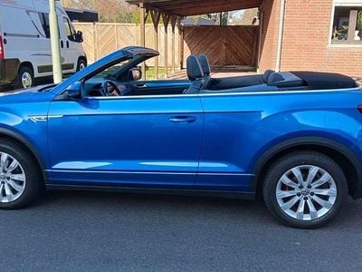 Gebraucht VW T-Roc Cabriolet R-line 150 PS (110 kW) 2020 Blau Cabrio