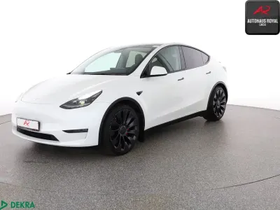 Gebraucht Tesla Model Y 378 kW (514 PS) 2022 Weiss SUV