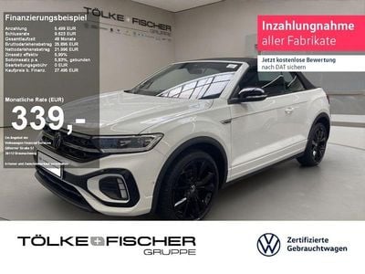 Usata VW T-Roc Cabriolet R-line 150 CV (110 kW) 2023 Bianco Cabrio