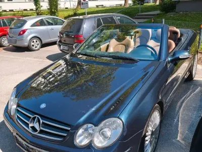 Brugt Mercedes CLK320 Avantgarde 224 HK (164 kW) 2007 Sort Cabriolet