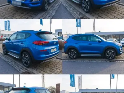 Gebraucht Hyundai Tucson Premium 177 PS (130 kW) 2019 Blau SUV