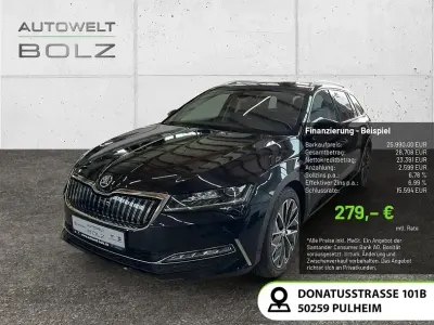 Gebraucht Skoda Superb LAURIN & KLEMENT 218 PS (160 kW) 2023 Black magic perleffekt Kombi
