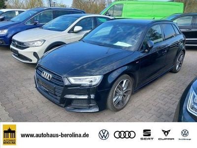 Brugt Audi A3 S-Line 150 HK (110 kW) 2019 Sort Sedan