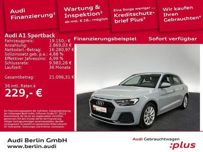 Gebraucht Audi A1 Sportback Advanced Plus 95 PS (69 kW) 2023 Pfeilgrau perleffekt Kleinwagen
