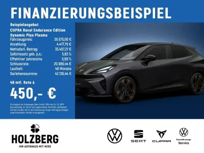 Gebraucht Cupra Raval Endurance 155 kW (211 PS) 2026 Schwarz