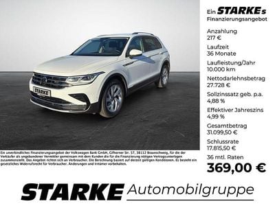 Gebraucht VW Tiguan Elegance 150 PS (110 kW) 2022 Pure white SUV