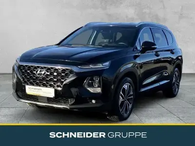 Second-hand Hyundai Santa Fe Premium 200 CP (147 kW) 2020 Negru SUV