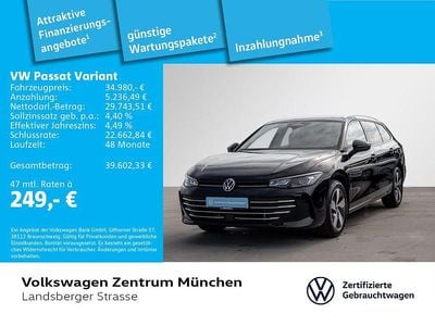 Gebraucht VW Passat Business 150 PS (110 kW) 2025 Schwarz Kombi