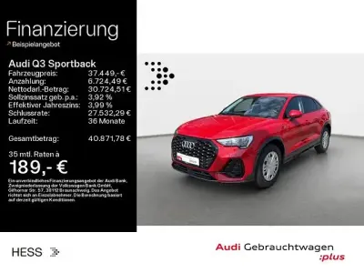 Gebraucht Audi Q3 Sportback S-Line 150 PS (110 kW) 2025 Progressivrot metallic SUV