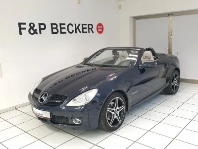 Gebraucht Mercedes SLK200 184 PS (135 kW) 2008 Tansanitblau Cabrio