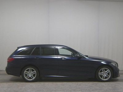 Second-hand Mercedes C220 AMG line 194 CP (142 kW) 2020 Albastru Break