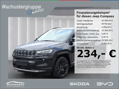 Gebraucht Jeep Compass 241 PS (177 kW) 2022 Schwarz SUV