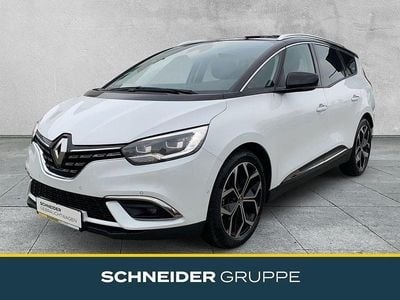 Gebraucht Renault Grand Scénic IV Techno 140 PS (102 kW) 2022 Perlmuttweiß / schwarz Van / Kleinbus