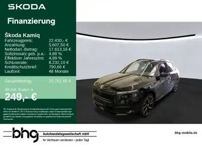 Gebraucht Skoda Kamiq Monte Carlo 110 PS (80 kW) 2022 Blackmagic perleffekt SUV