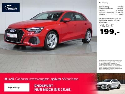 gebraucht Audi A3 Sportback 40 TFSI qu S line