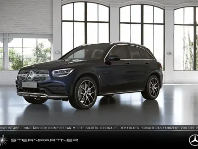 Brugt Mercedes GLC400d AMG 330 HK (242 kW) 2021 Blå SUV