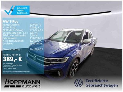 Blau Gebraucht 2023 VW T-Roc R SUV | 32.990 € (Guter Preis)