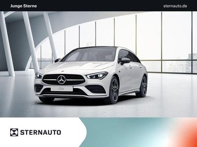 Gebraucht Mercedes CLA250e Shooting Brake AMG line 218 PS (160 kW) 2020 Unilack polarweiß Kombi