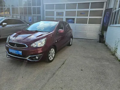 Gebraucht Mitsubishi Space Star Edition 80 PS (58 kW) 2018 Bordeauxrot (p) Kleinwagen