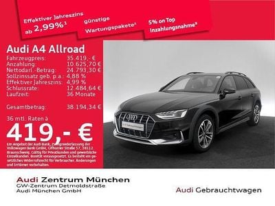 Brillantschwarz Gebraucht 2021 Audi A4 Allroad Design Kombi | 35.419 € (Teuer)