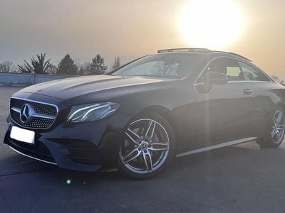 Usata Mercedes E220 AMG line 194 CV (142 kW) 2018 Nero Coupé
