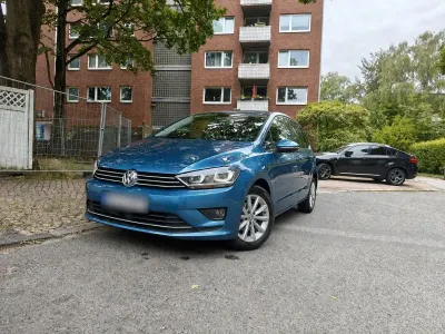 Gebraucht VW Golf Sportsvan LOUNGE 110 PS (80 kW) 2016 Blau Van / Kleinbus
