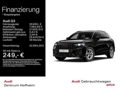 Gebraucht Audi Q3 S-Line 150 PS (110 kW) 2025 Schwarz SUV