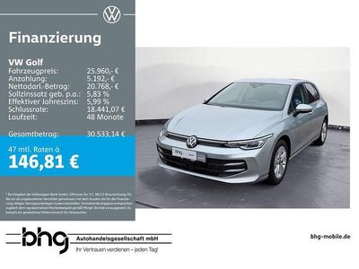 Gebraucht VW Golf VIII Life 116 PS (85 kW) 2025 Silber Limousine