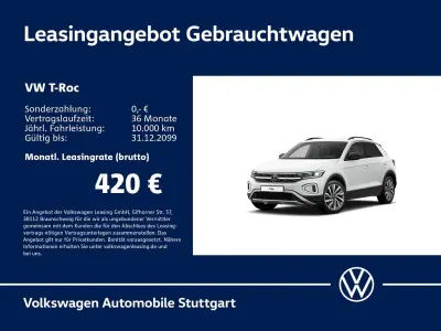 Gebraucht VW T-Roc Move 150 PS (110 kW) 2024 Pure white SUV